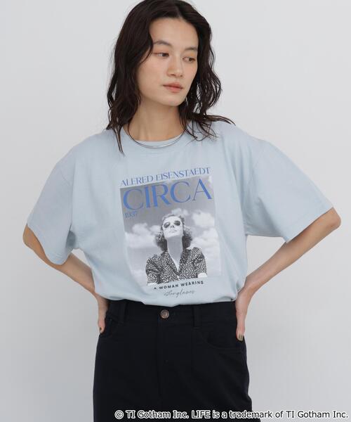 LIFE（ライフ）の「◆【LIFE PICTURE COLLECTION別注】フォトＴシャツ CIRCA（Tシャツ/カットソー・レディース・ブラウン/ブルー・MEDIUM）」の11枚目の写真
