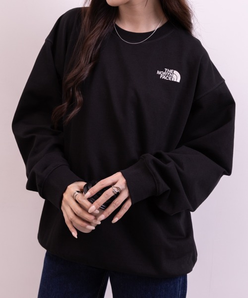 THE NORTH FACE(ザノースフェイス)の「THE NORTH FACE(ザ・ノースフェイス)/ワンポイント ロゴ刺繍 スウェット サイズ展開豊富 大きめサイズあり/M'S CORE SWEATSHIRTS(スウェット・レディース・グレー/ブラック/ライトブルー/サンドベージュ・XXL/XL/M/L)」の1枚目の写真