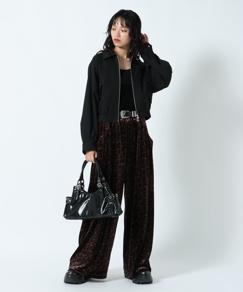 PAGEBOY(ページボーイ)の「リンクセットコンパクトブルゾン【セットアップ対応】(ブルゾン・レディース・ドット/ブラック・FREE)」の13枚目の写真