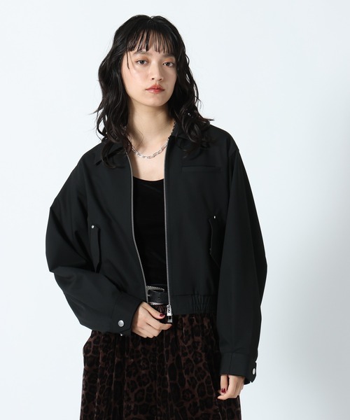 PAGEBOY(ページボーイ)の「リンクセットコンパクトブルゾン【セットアップ対応】(ブルゾン・レディース・ドット/ブラック・FREE)」の10枚目の写真