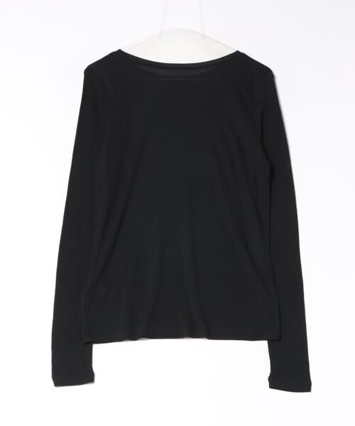 flower(フラワー)の「ルーズリーシアートップ(Tシャツ/カットソー・レディース・ブラック/ホワイト/ピンク/グレー・FREE)」の16枚目の写真