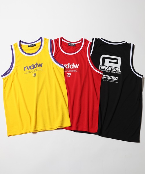 reversal.dogi.design.works（リバーサル・ドーギ・デザイン・ワークス）の「＜reversal/リバーサル＞WRF rvddw TANK TOP（タンクトップ・メンズ・ブラック/イエロー/レッド・L/M/XL）」の7枚目の写真