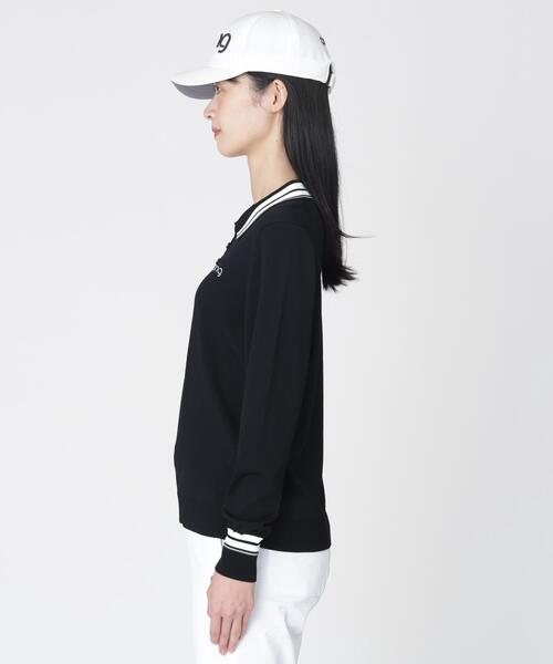PING(ピン)の「【PING APPAREL】スキッパーニットプルオーバー (LADIES)(ニット/セーター・レディース・ホワイト/ブラック/ベージュ・M/L/S)」の6枚目の写真