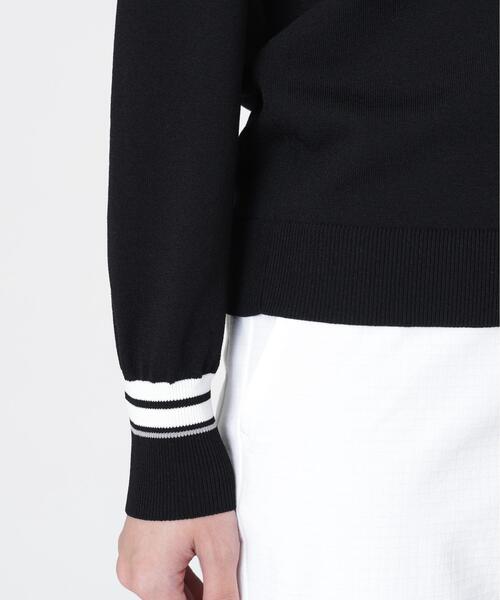 PING(ピン)の「【PING APPAREL】スキッパーニットプルオーバー (LADIES)(ニット/セーター・レディース・ホワイト/ブラック/ベージュ・M/L/S)」の10枚目の写真