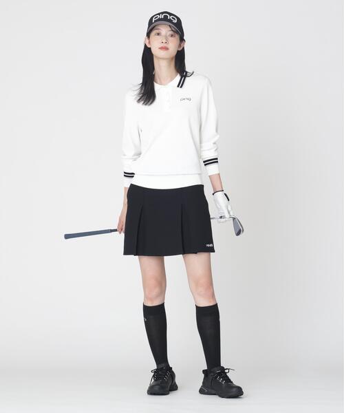 PING(ピン)の「【PING APPAREL】スキッパーニットプルオーバー (LADIES)(ニット/セーター・レディース・ホワイト/ブラック/ベージュ・M/L/S)」の16枚目の写真