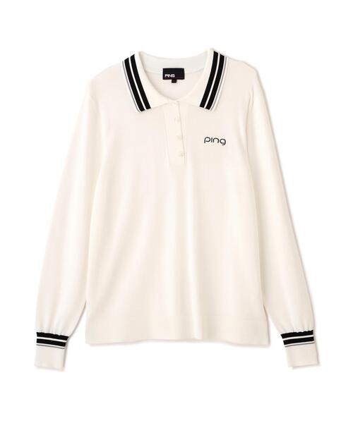 PING(ピン)の「【PING APPAREL】スキッパーニットプルオーバー (LADIES)(ニット/セーター・レディース・ホワイト/ブラック/ベージュ・M/L/S)」の17枚目の写真