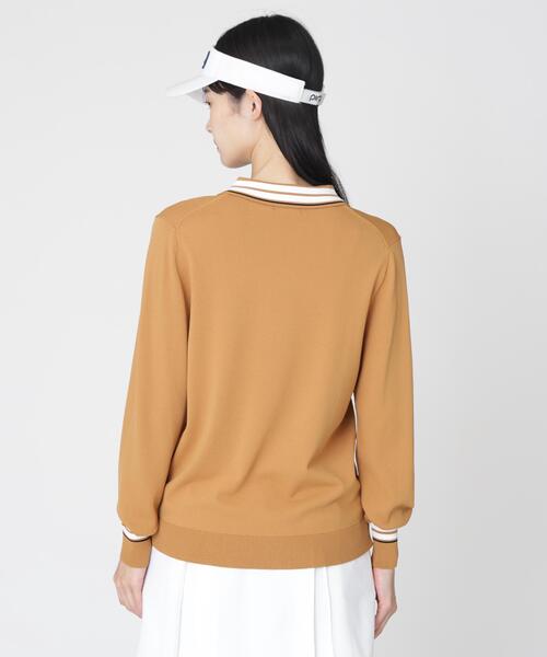 PING(ピン)の「【PING APPAREL】スキッパーニットプルオーバー (LADIES)(ニット/セーター・レディース・ホワイト/ブラック/ベージュ・M/L/S)」の21枚目の写真