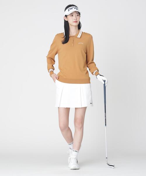PING(ピン)の「【PING APPAREL】スキッパーニットプルオーバー (LADIES)(ニット/セーター・レディース・ホワイト/ブラック/ベージュ・M/L/S)」の22枚目の写真
