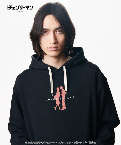 glamb(グラム)の「Makima & Denji Hoodie / マキマ&デンジ フーディ(パーカー・メンズ・ブラック/グレー・M/L/XL)」の16枚目の写真