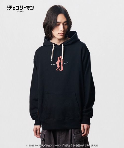 glamb(グラム)の「Makima & Denji Hoodie / マキマ&デンジ フーディ(パーカー・メンズ・ブラック/グレー・M/L/XL)」の3枚目の写真