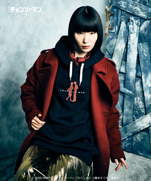 glamb(グラム)の「Makima & Denji Hoodie / マキマ&デンジ フーディ(パーカー・メンズ・ブラック/グレー・M/L/XL)」の10枚目の写真