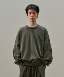 DESIRED（デシレッド）の「カットアウト ピグメント スウェットTシャツ-FESK5102B0V（スウェット）」