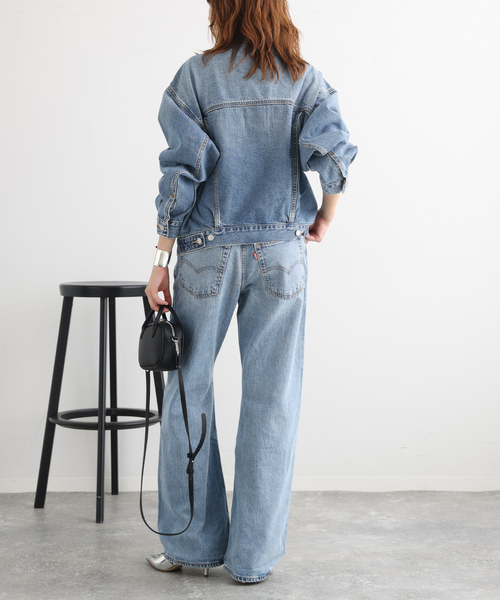 Levi's（リーバイス）の「LEVI'S/リーバイス WOMEN'S 90S TRUCKER トラッカージャケット（デニムジャケット・レディース・サックスブルー・SMALL）」の12枚目の写真