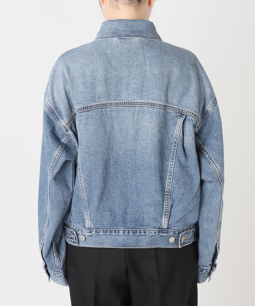 Levi's（リーバイス）の「LEVI'S/リーバイス WOMEN'S 90S TRUCKER トラッカージャケット（デニムジャケット・レディース・サックスブルー・SMALL）」の15枚目の写真