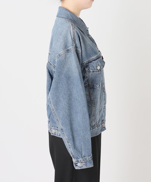 Levi's（リーバイス）の「LEVI'S/リーバイス WOMEN'S 90S TRUCKER トラッカージャケット（デニムジャケット・レディース・サックスブルー・SMALL）」の16枚目の写真