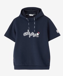 and per se（アンパスィ）の「ショットスムーザースウェット半袖パーカー（メンズ）（パーカー）」