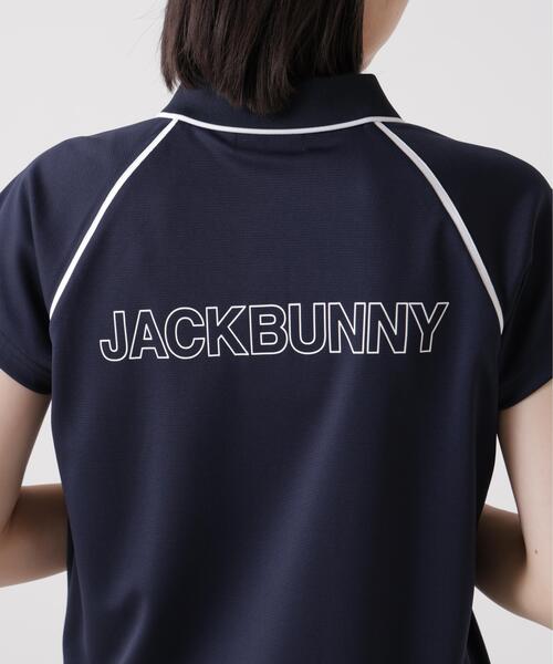 Jack Bunny!!（ジャックバニー）の「EVODRY超速乾半袖ポロシャツ（ポロシャツ・レディース・ネイビー/ホワイト/ブルー・SMALL/MEDIUM/LARGE）」の17枚目の写真
