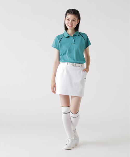 Jack Bunny!!（ジャックバニー）の「EVODRY超速乾半袖ポロシャツ（ポロシャツ・レディース・ネイビー/ホワイト/ブルー・SMALL/MEDIUM/LARGE）」の22枚目の写真