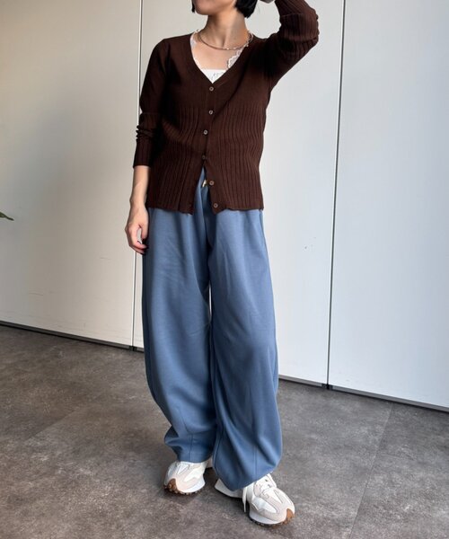 Jena espace merveilleux(ジェナ エスパスメルヴェイユ)の「【PalinkA/パリンカ】レースレイヤード風ニット(ニット/セーター・レディース・イエロー/ブラウン・FREE)」の14枚目の写真