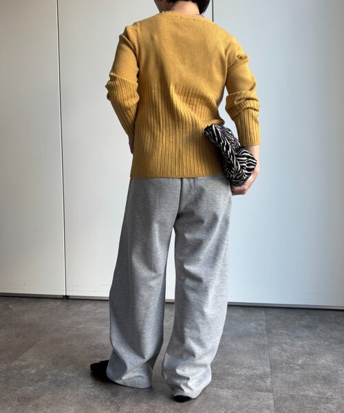 Jena espace merveilleux(ジェナ エスパスメルヴェイユ)の「【PalinkA/パリンカ】レースレイヤード風ニット(ニット/セーター・レディース・イエロー/ブラウン・FREE)」の12枚目の写真