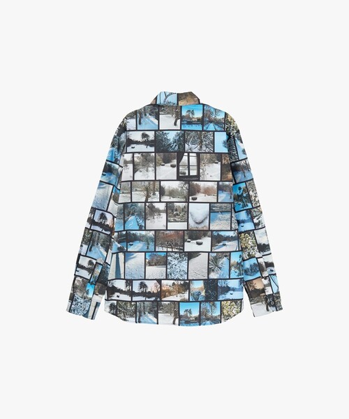 agnes b.（アニエスベー）の「メンズ フォトプリント コットン 長袖 シャツ "SYD"（シャツ/ブラウス・メンズ・ブラック・38/25.0cm）」の2枚目の写真