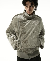 MUU STUDIO（ムースタジオ）の「【MUU STUDIO】Crushed Velour Padded Blouson / クラッシュベロア中綿ブルゾン（ダウンジャケット/コート）」
