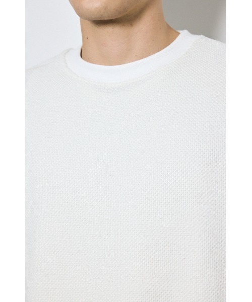 AZUL by moussy(アズールバイマウジー)の「モールカットソー長袖トップス 秋服 冬服 春服 スウェット トレーナー プルオーバー 無地(Tシャツ/カットソー・メンズ・グレー/ブラック/ホワイト・MEDIUM/LARGE)」の12枚目の写真