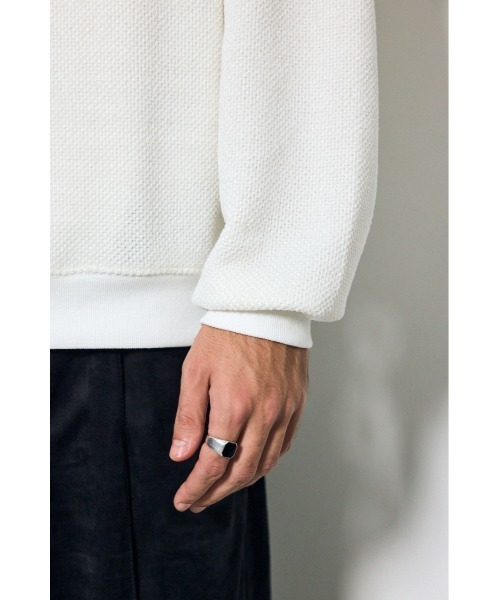 AZUL by moussy(アズールバイマウジー)の「モールカットソー長袖トップス 秋服 冬服 春服 スウェット トレーナー プルオーバー 無地(Tシャツ/カットソー・メンズ・グレー/ブラック/ホワイト・MEDIUM/LARGE)」の14枚目の写真