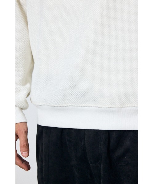 AZUL by moussy(アズールバイマウジー)の「モールカットソー長袖トップス 秋服 冬服 春服 スウェット トレーナー プルオーバー 無地(Tシャツ/カットソー・メンズ・グレー/ブラック/ホワイト・MEDIUM/LARGE)」の15枚目の写真