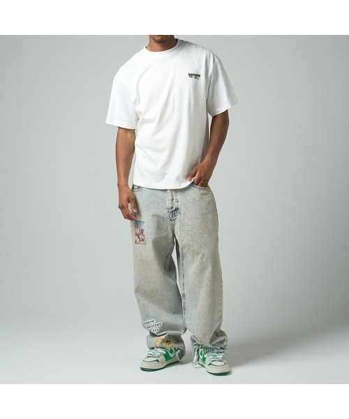 BARROW(バロー)の「JERSEY T-SHIRT(#032)(Tシャツ/カットソー・メンズ・ブラック・X-LARGE/LARGE/MEDIUM)」の3枚目の写真