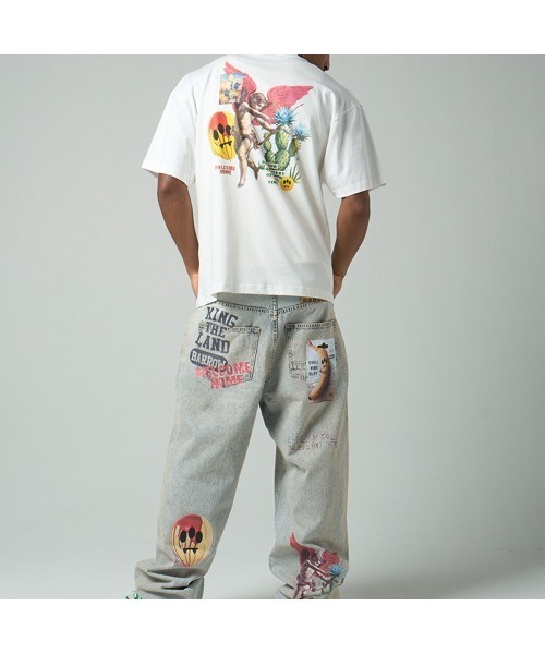 BARROW(バロー)の「JERSEY T-SHIRT(#032)(Tシャツ/カットソー・メンズ・ブラック・X-LARGE/LARGE/MEDIUM)」の4枚目の写真