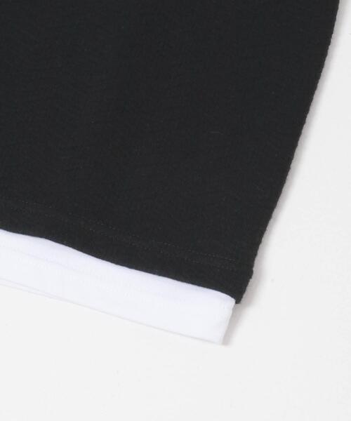 ITEMS URBANRESEARCH(アイテムズ アーバンリサーチ)の「フェイクレイヤードジオメジャカードトップス(Tシャツ/カットソー・メンズ・ブラック/モカ/グレー・LARGE/MEDIUM)」の12枚目の写真