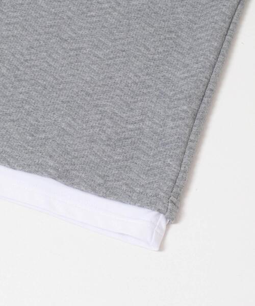 ITEMS URBANRESEARCH(アイテムズ アーバンリサーチ)の「フェイクレイヤードジオメジャカードトップス(Tシャツ/カットソー・メンズ・ブラック/モカ/グレー・LARGE/MEDIUM)」の22枚目の写真