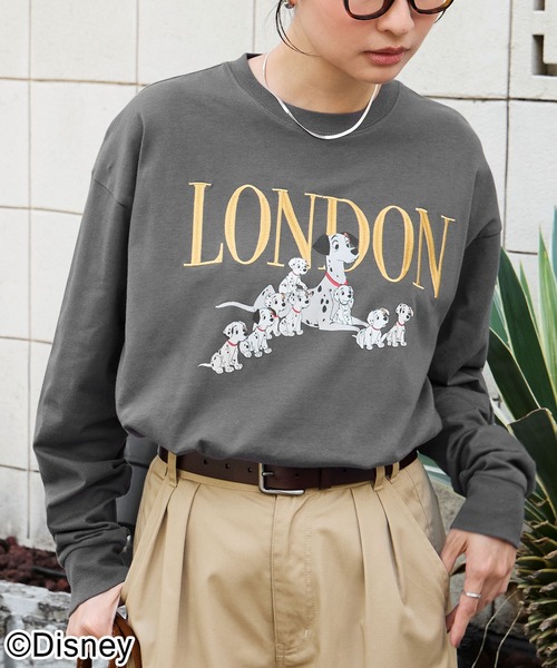 CANM キャラ Tシャツ 長袖 ロンT USA製 90s 101匹わんちゃん セール】【別注】Disney / 101匹わんちゃん / アニメーションデザイン