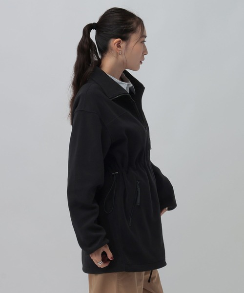 LEPSIM(レプシィム)の「機能付きフリースWZIPチュニック 1068718(Tシャツ/カットソー・レディース・ブラウン/ブラック/チャコールグレー・FREE)」の11枚目の写真