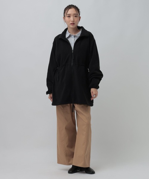 LEPSIM(レプシィム)の「機能付きフリースWZIPチュニック 1068718(Tシャツ/カットソー・レディース・ブラウン/ブラック/チャコールグレー・FREE)」の8枚目の写真