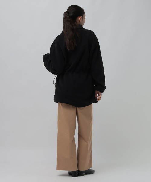 LEPSIM(レプシィム)の「機能付きフリースWZIPチュニック 1068718(Tシャツ/カットソー・レディース・ブラウン/ブラック/チャコールグレー・FREE)」の6枚目の写真
