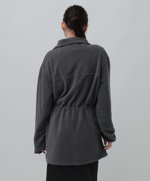 LEPSIM(レプシィム)の「機能付きフリースWZIPチュニック 1068718(Tシャツ/カットソー・レディース・ブラウン/ブラック/チャコールグレー・FREE)」の22枚目の写真
