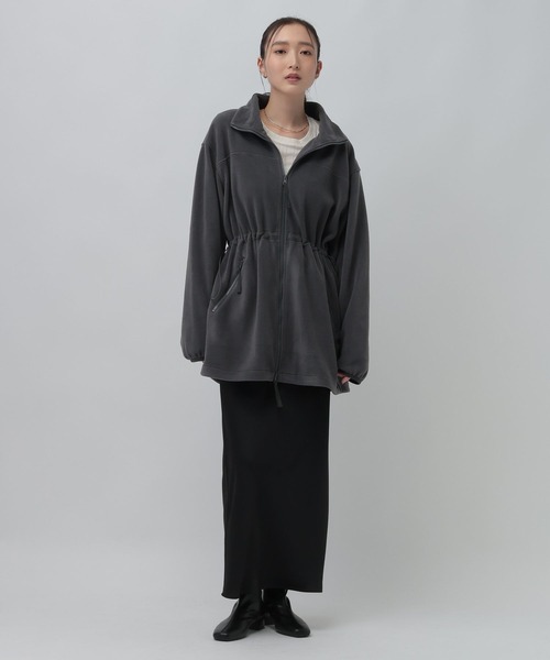 LEPSIM(レプシィム)の「機能付きフリースWZIPチュニック 1068718(Tシャツ/カットソー・レディース・ブラウン/ブラック/チャコールグレー・FREE)」の21枚目の写真