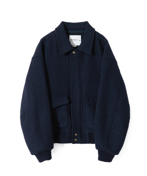 HORLISUN(ホーリーサン)の「アイリッシュウールジャケット ネイビー(ブルゾン・メンズ・その他・SMALL/MEDIUM/LARGE)」の1枚目の写真