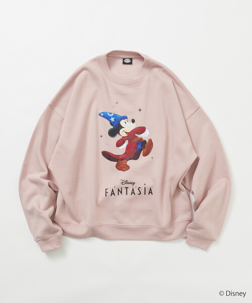FREAK'S STORE(フリークスストア)の「【限定展開】ファンタジア / ミッキーマウス / 別注 ビックシルエット FANTASIA COLORED スウェット(スウェット・メンズ・グレー/チャコールグレー/ピンク/ネイビー・MEDIUM/LARGE/SMALL)」の13枚目の写真
