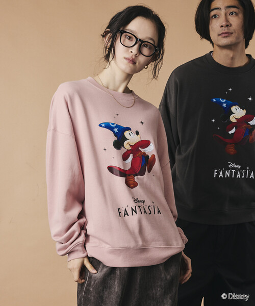 FREAK'S STORE(フリークスストア)の「【限定展開】ファンタジア / ミッキーマウス / 別注 ビックシルエット FANTASIA COLORED スウェット(スウェット・メンズ・グレー/チャコールグレー/ピンク/ネイビー・MEDIUM/LARGE/SMALL)」の22枚目の写真