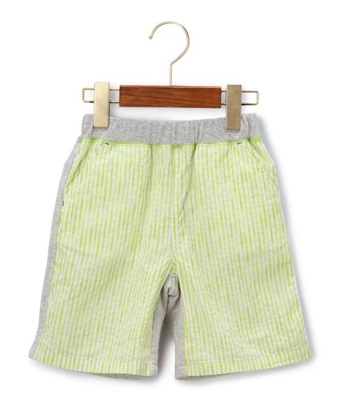 green label relaxing(グリーンレーベルリラクシング)の「【KIDS】ストライプ&ムジ キリカエパンツ(その他パンツ・キッズ・ライム/コバルトブルー・105/135/125/115/95)」の12枚目の写真