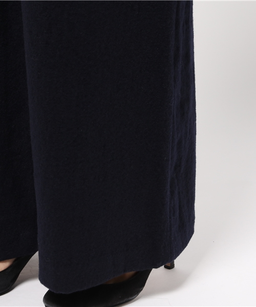 muller of yoshiokubo(ミュラーオブヨシオクボ)の「【muller of yoshiokubo】Wool wide pants/ウールワイドパンツ(その他パンツ・レディース・グレー/ネイビー・36/38)」の4枚目の写真