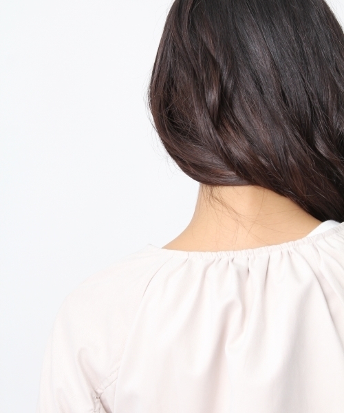 Andemiu（アンデミュウ）の「スウェードルックブルゾン748993（ブルゾン・レディース・アイボリー/キャメル・SMALL/MEDIUM）」の7枚目の写真