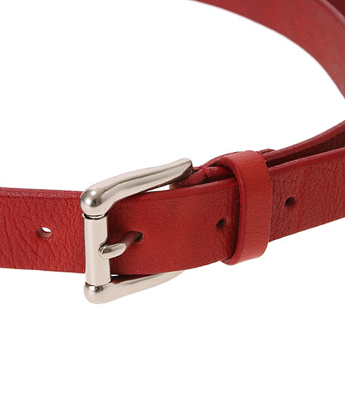 NO ID.（ノーアイディ）の「mko5368-ｵｲﾙﾄﾞｶｳﾚｻﾞｰﾌﾞﾗｯｼｭ加工ﾄﾞﾘｯﾌﾟﾛﾝｸﾞﾍﾞﾙﾄ（ベルト・メンズ・ブラック/キャメル/レッド/ネイビー・FREE）」の7枚目の写真