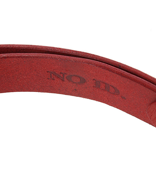 NO ID.（ノーアイディ）の「mko5368-ｵｲﾙﾄﾞｶｳﾚｻﾞｰﾌﾞﾗｯｼｭ加工ﾄﾞﾘｯﾌﾟﾛﾝｸﾞﾍﾞﾙﾄ（ベルト・メンズ・ブラック/キャメル/レッド/ネイビー・FREE）」の8枚目の写真