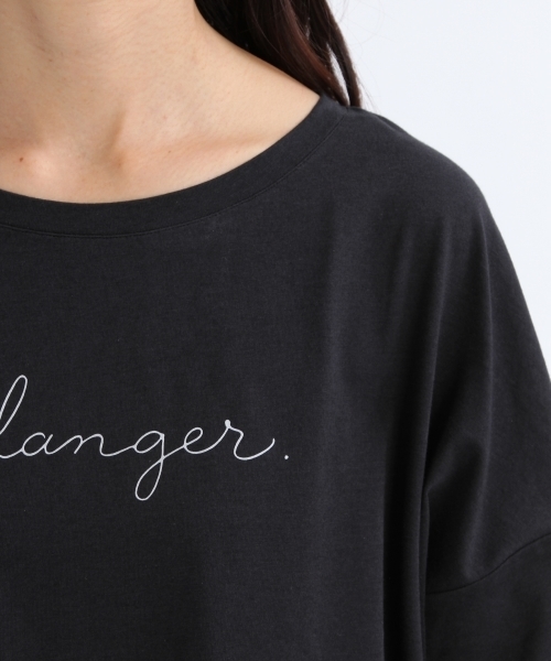 studio CLIP（スタディオクリップ）の「手書きロゴプリントTシャツ（Tシャツ/カットソー・レディース・オフホワイト/ブラック/レッド・LARGE/MEDIUM）」の12枚目の写真