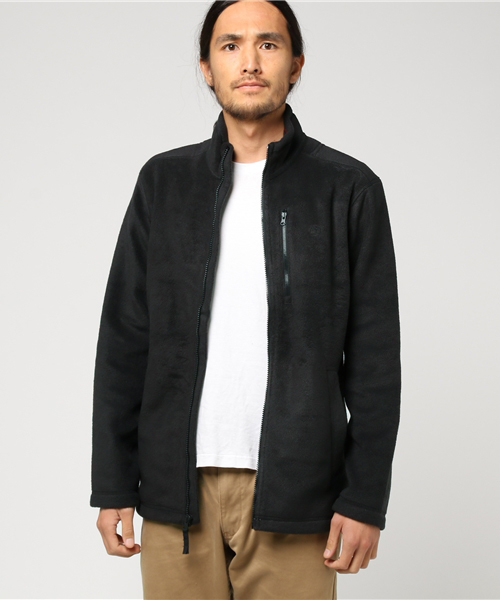 Timberland（ティンバーランド）の「TFO AF MtCltn PlrFlece FZ BLAC フリース フルジップ（ブルゾン・メンズ・ブラック・LARGE/SMALL/MEDIUM/X-LARGE）」の4枚目の写真