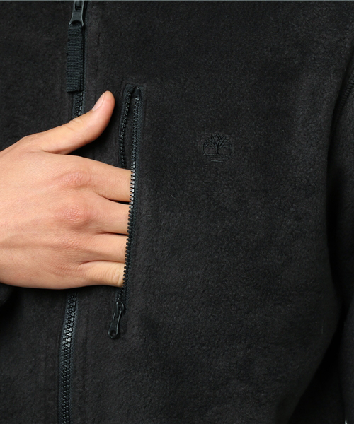 Timberland（ティンバーランド）の「TFO AF MtCltn PlrFlece FZ BLAC フリース フルジップ（ブルゾン・メンズ・ブラック・LARGE/SMALL/MEDIUM/X-LARGE）」の7枚目の写真